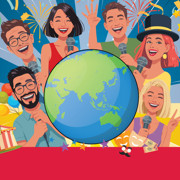 A Bunch of Festival Comedians Image