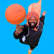 BasketballMan Can Fly Image